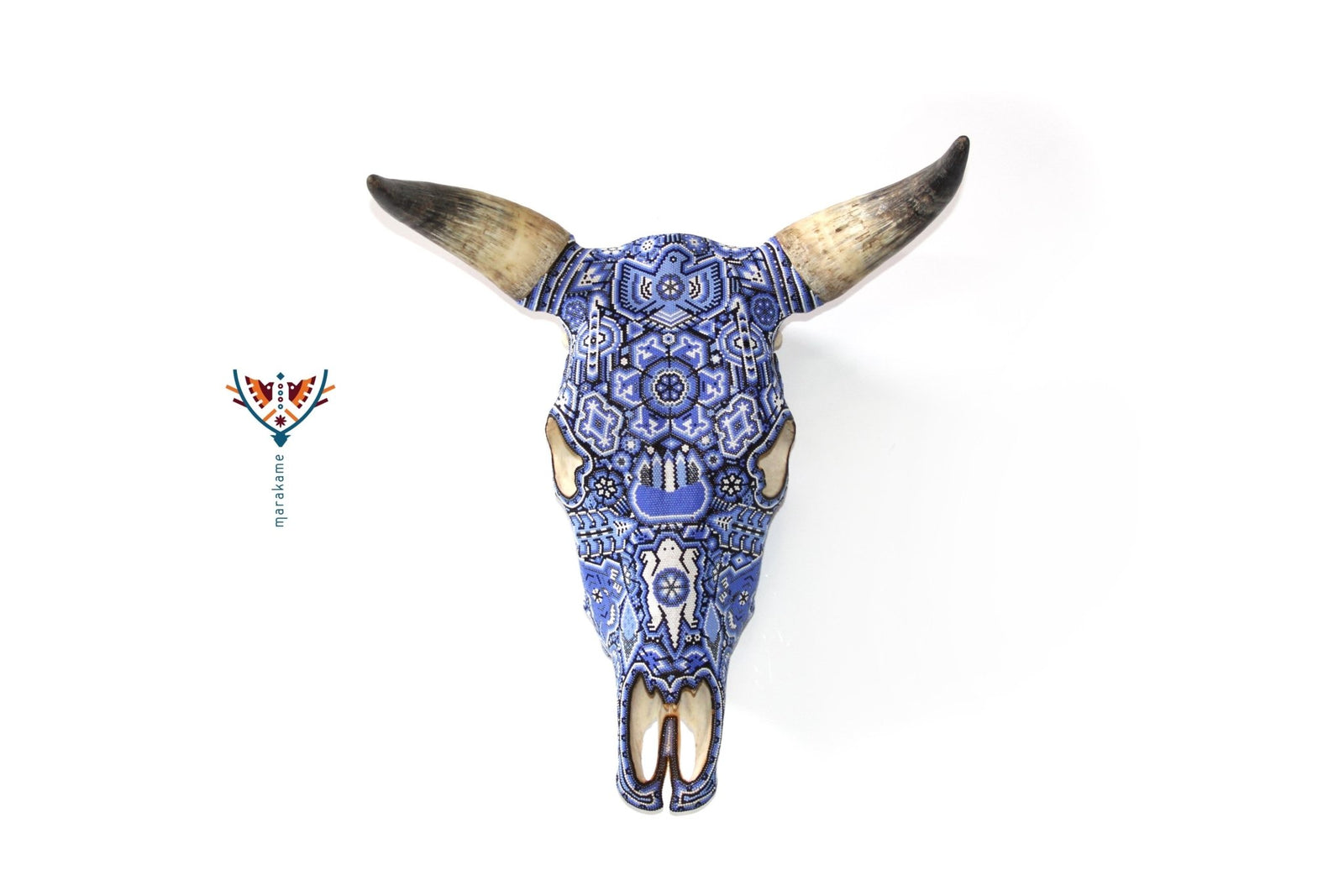 Cráneo Huichol - Cacáixi - Arte Huichol - Marakame