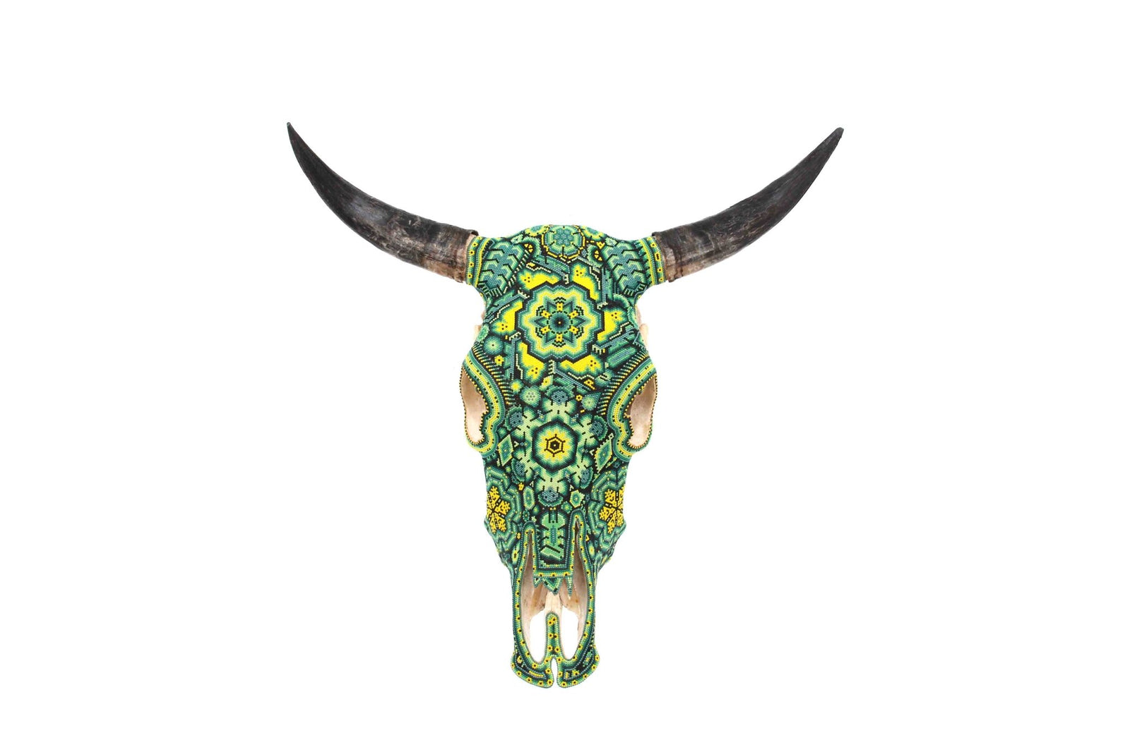 Cráneo Huichol - Ratinamieni V - Arte Huichol - Marakame