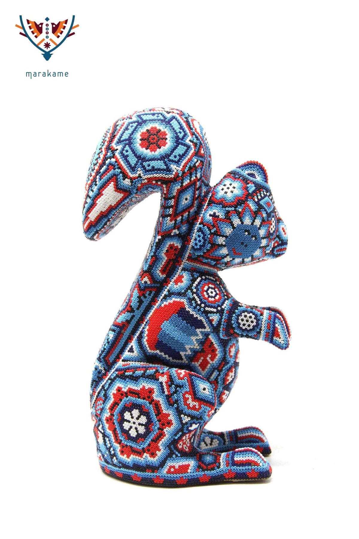 Escultura Arte Huichol Ardilla - Katira I - Arte Huichol - Marakame