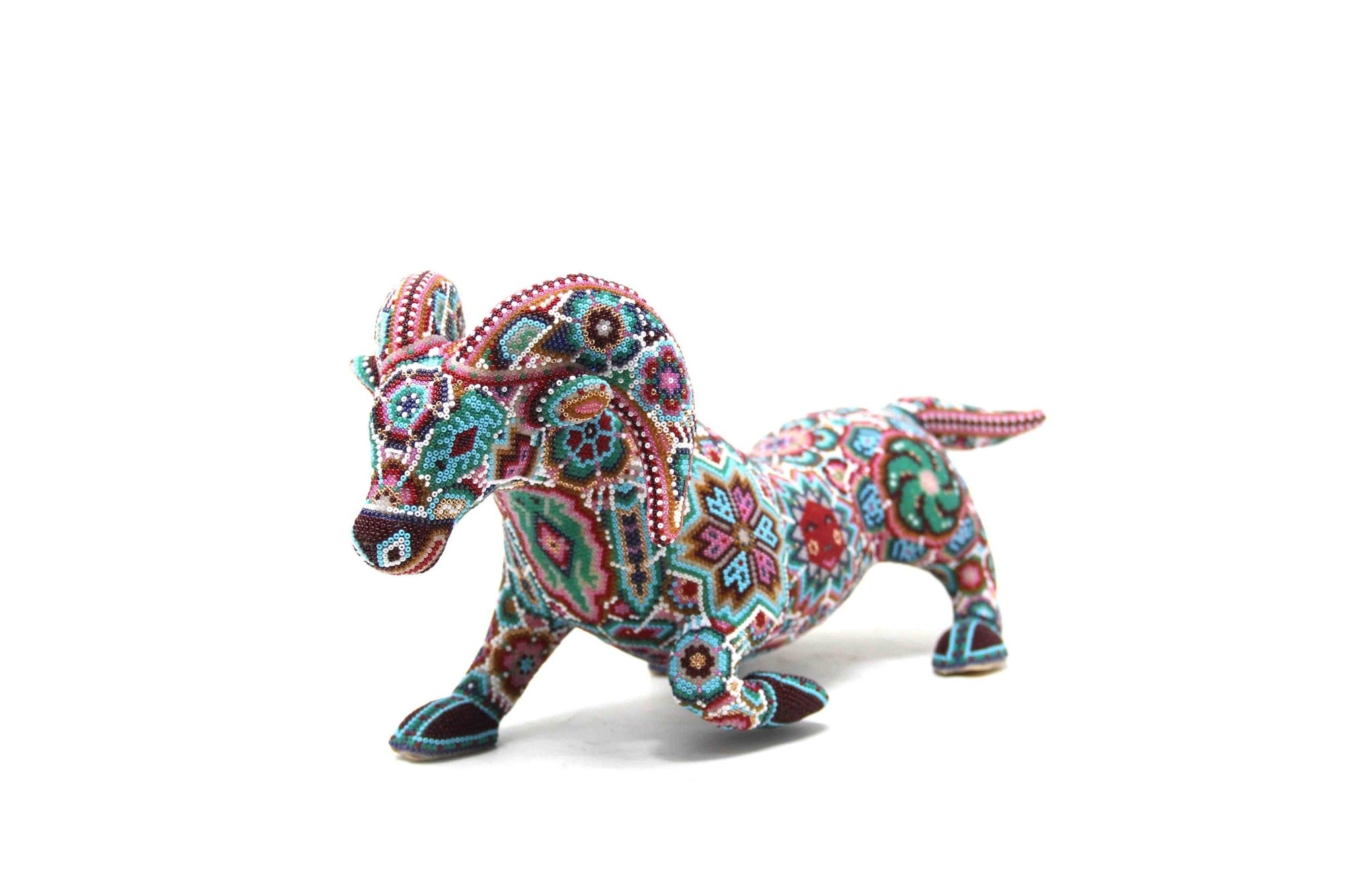 Escultura Arte Huichol Cimarrón - Muxa I - Arte Huichol - Marakame