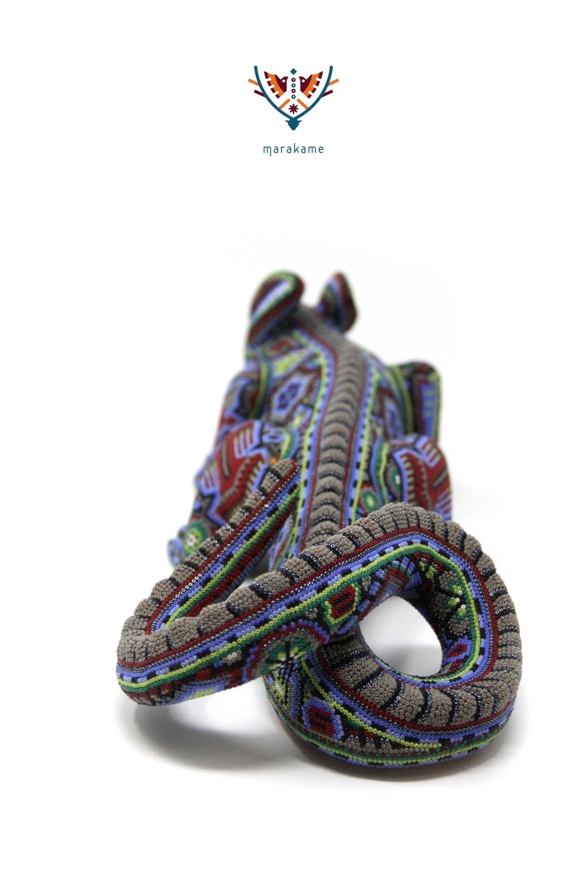Escultura de copal - Cuxéya X - Arte Huichol - Marakame