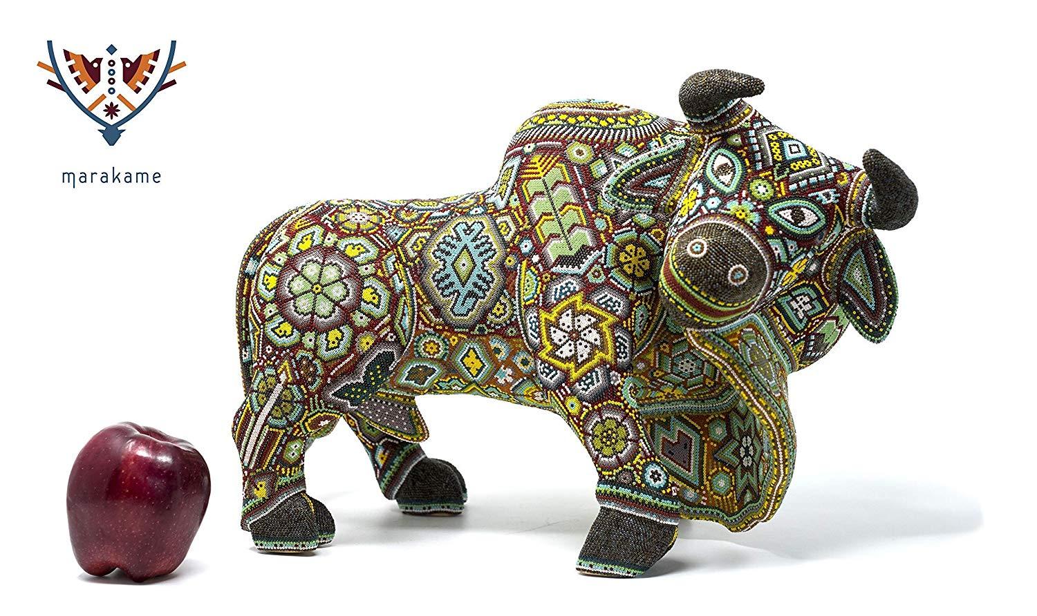 Escultura de copal - Hikuri Neixa - Arte Huichol - Marakame