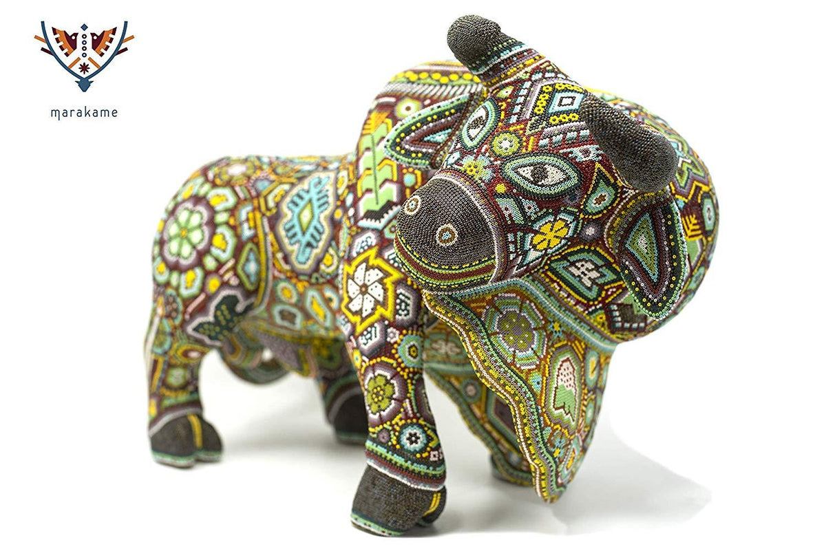 Escultura de copal - Hikuri Neixa - Arte Huichol - Marakame