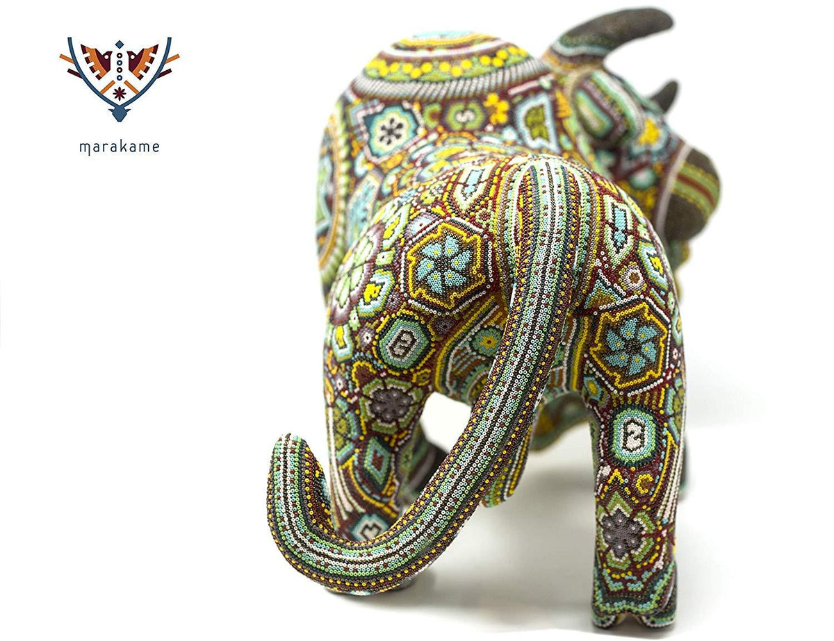 Escultura de copal - Hikuri Neixa - Arte Huichol - Marakame