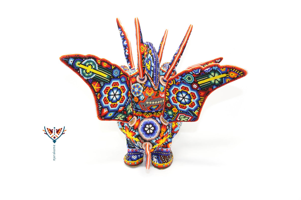 Escultura de copal - Katchina I - Arte Huichol - Marakame