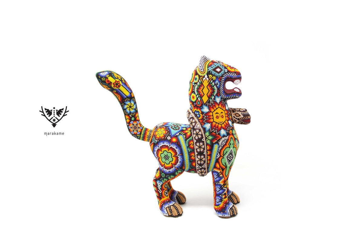 Escultura de copal - Maye Xaye - Arte Huichol - Marakame