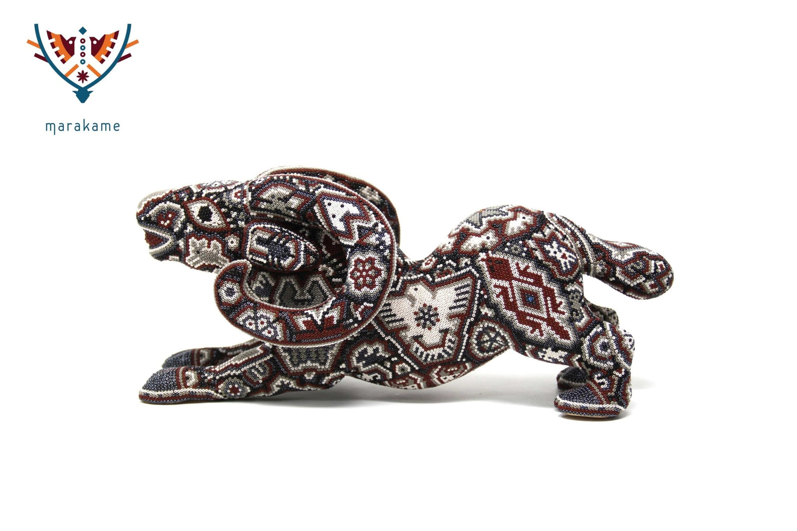 Escultura de copal - Tseriakame II - Arte Huichol - Marakame