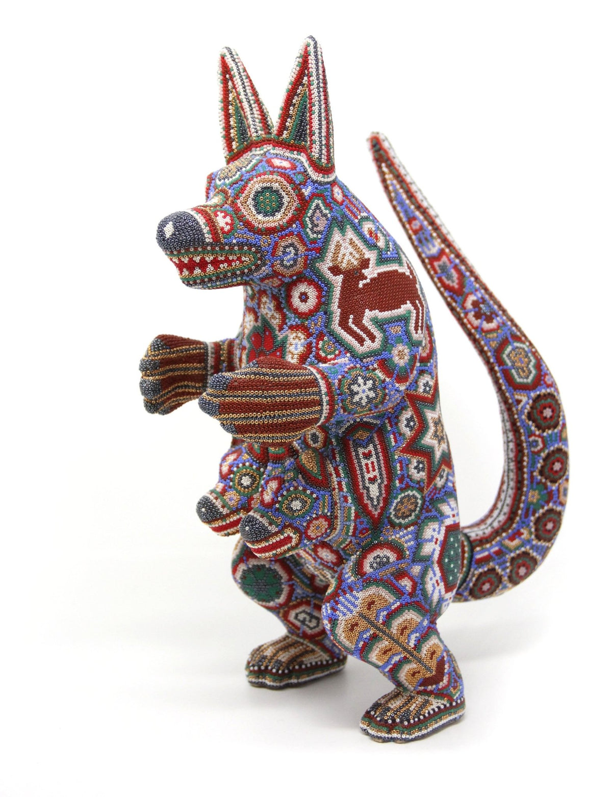 Escultura de copal - Tura hirie II - Arte Huichol - Marakame