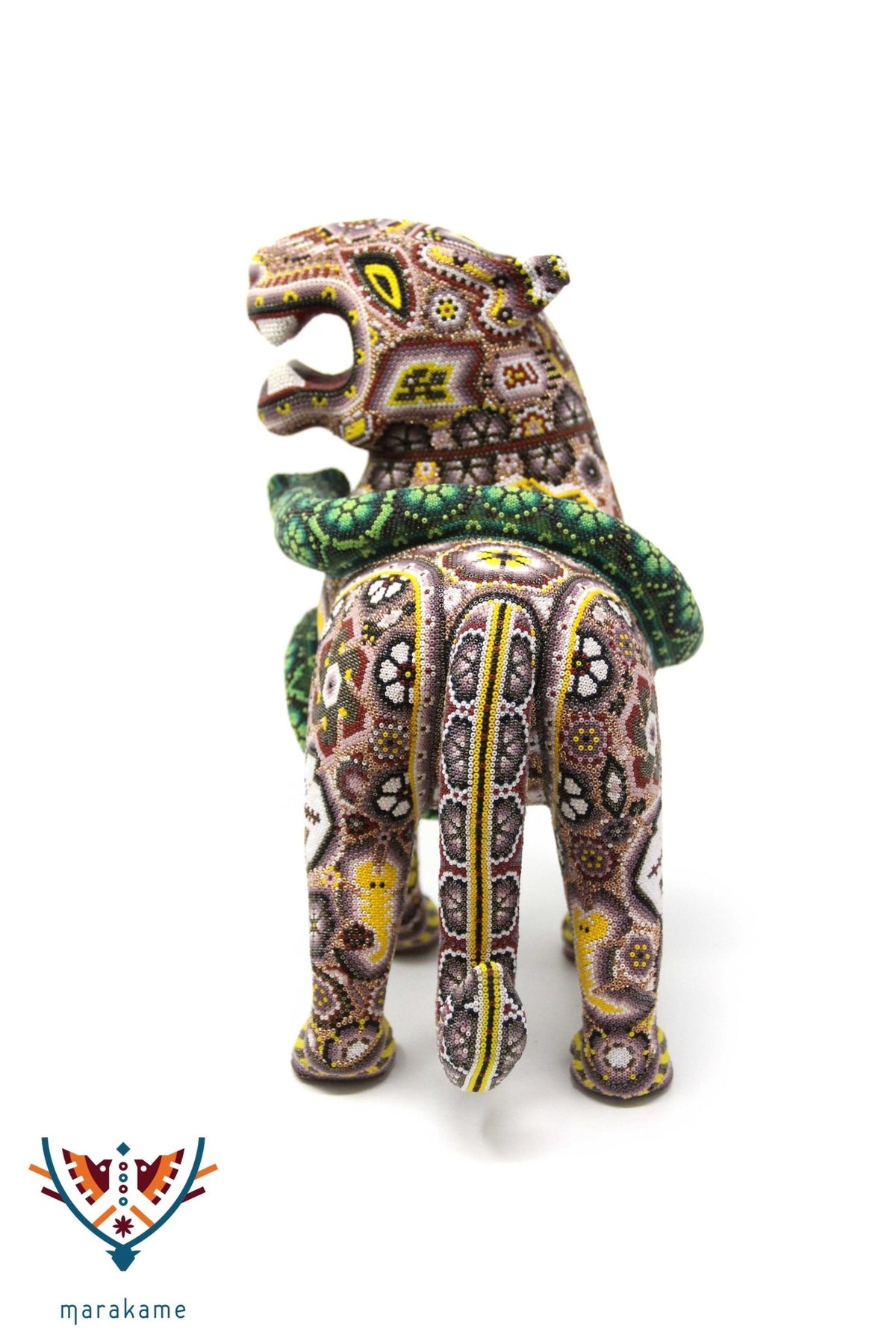 Escultura de copal - Xukurinti uxa - Arte Huichol - Marakame
