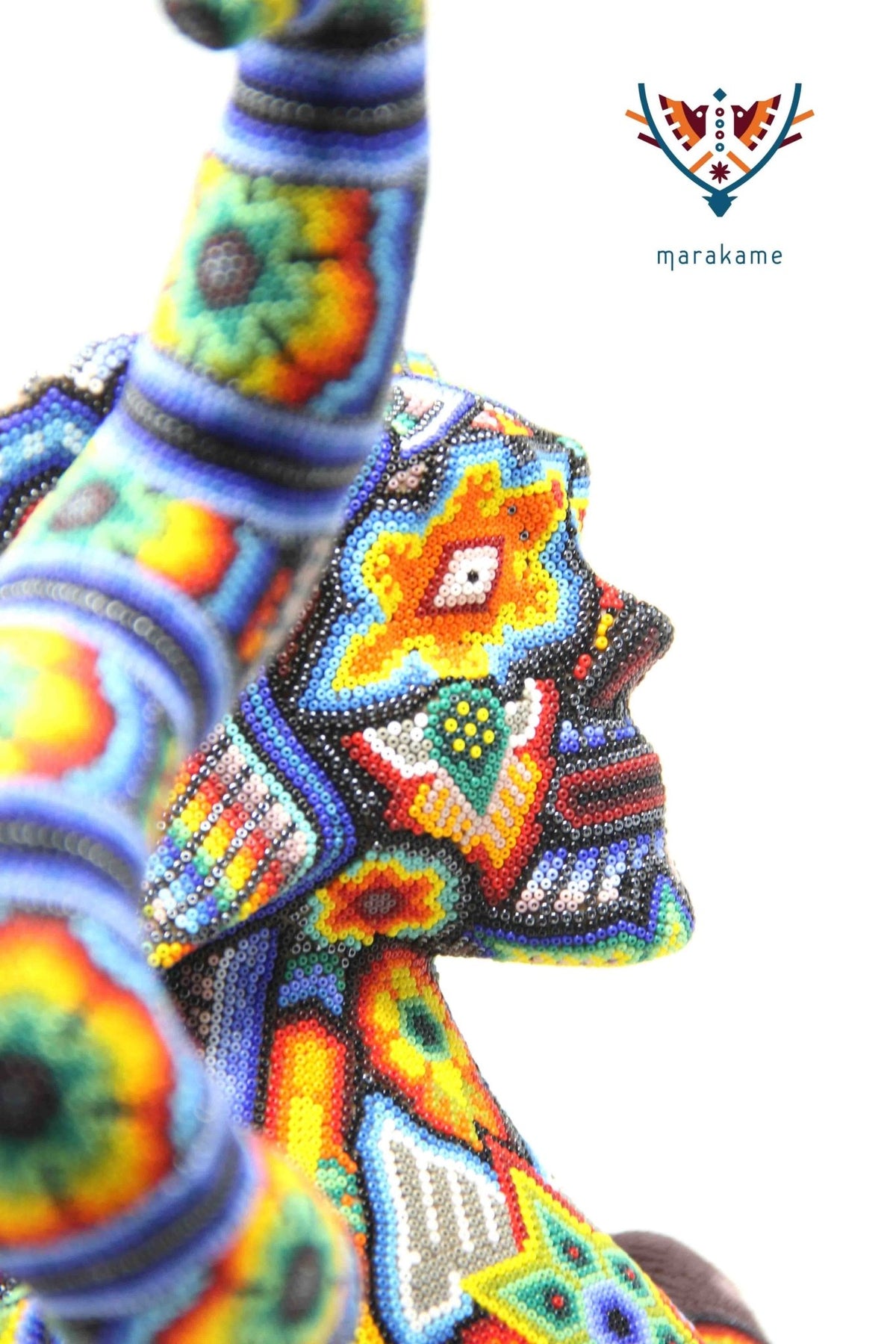 Escultura huichol - Nahual - Arte Huichol - Marakame