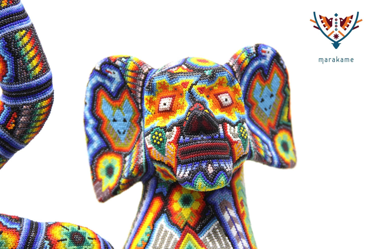 Escultura huichol - Nahual - Arte Huichol - Marakame