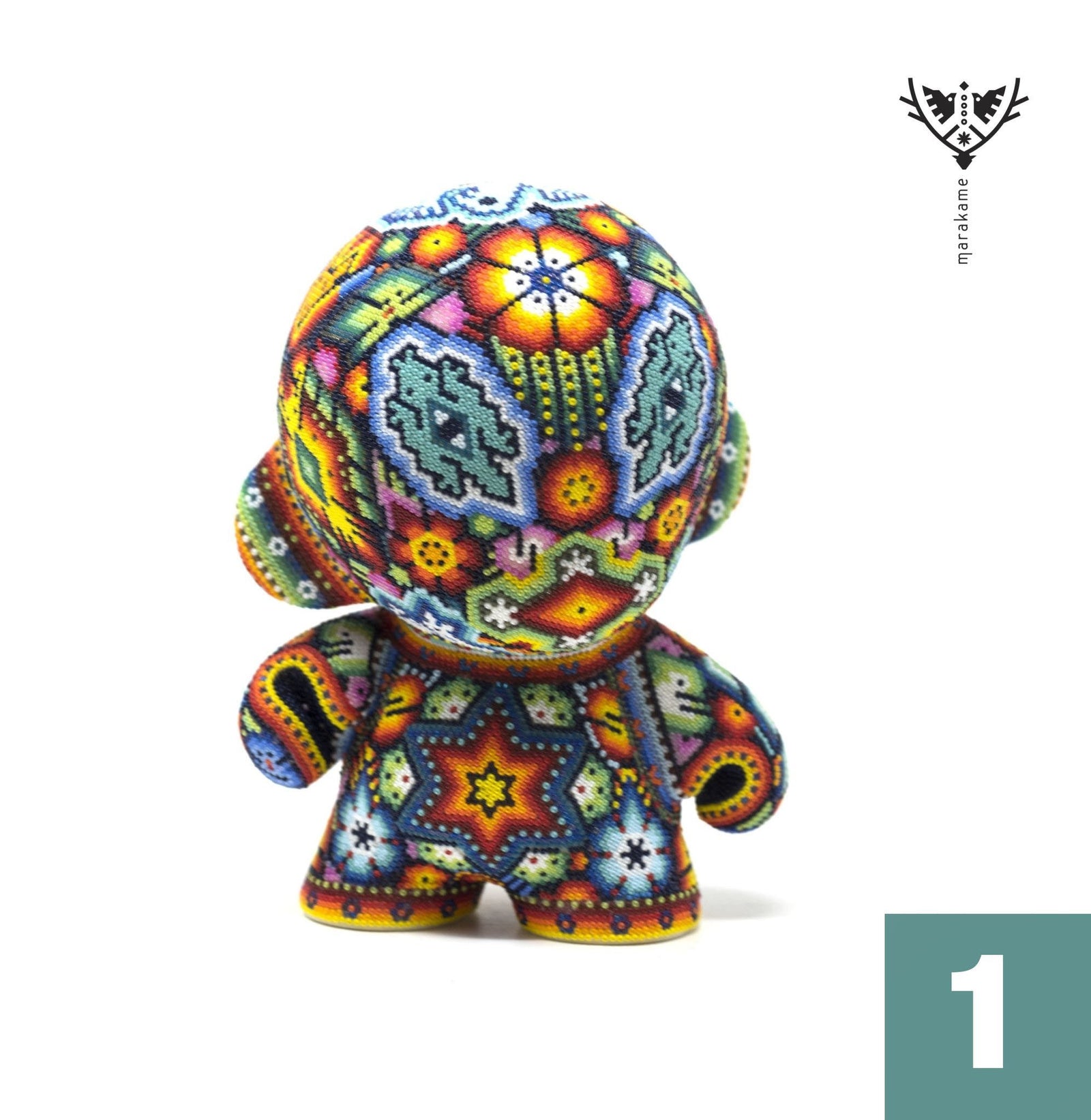 Munny Edición Especial 7'' - Personalizado - Arte Huichol - Marakame
