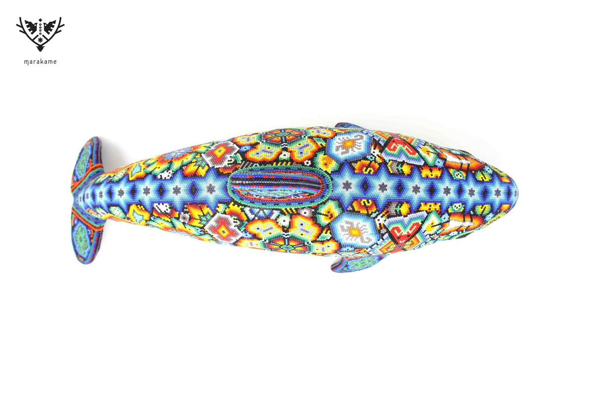 Vaquita Marina Arte Huichol - Hikuri - Arte Huichol - Marakame