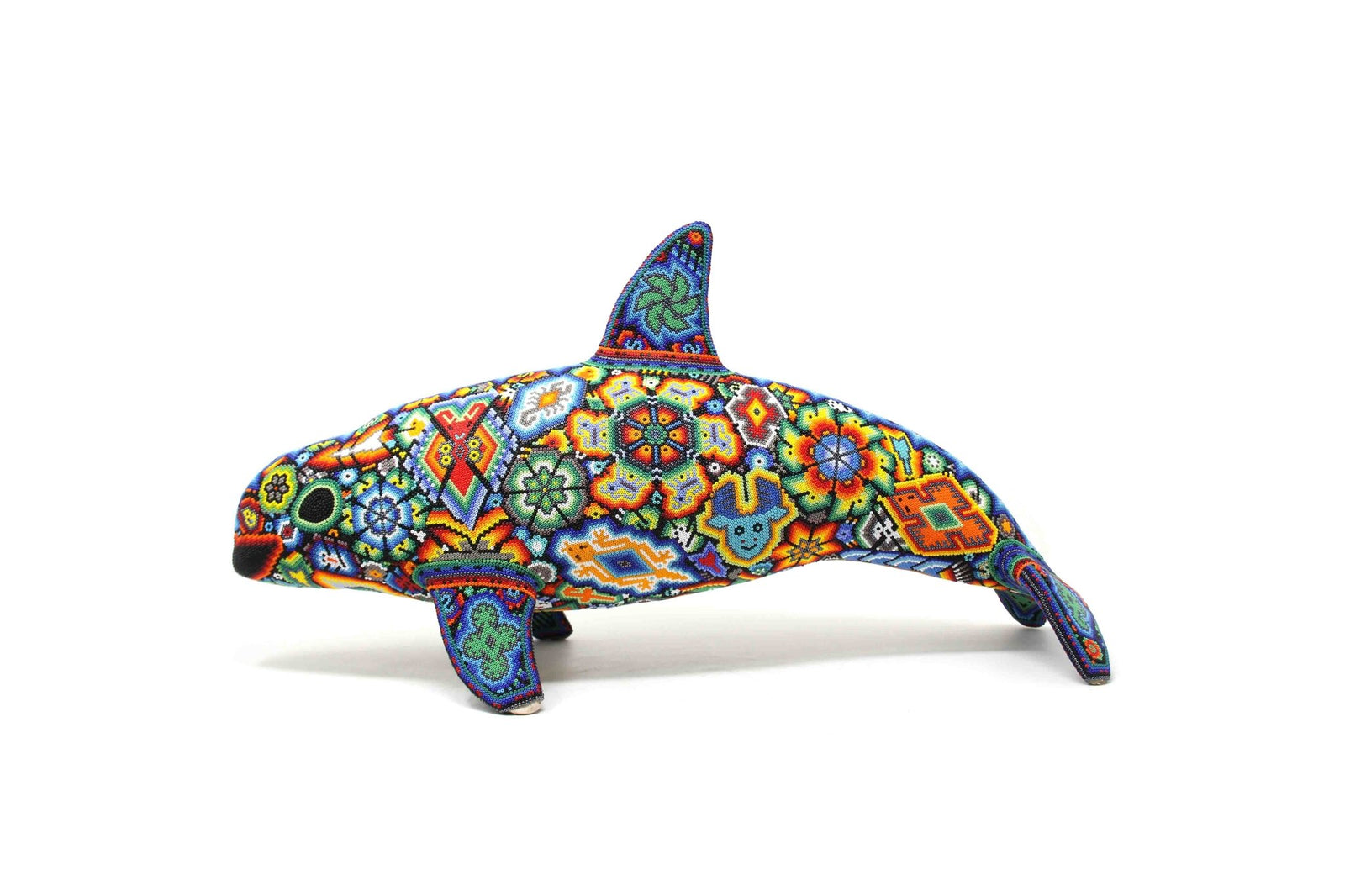 Vaquita Marina Arte Huichol - Hikuri - Arte Huichol - Marakame