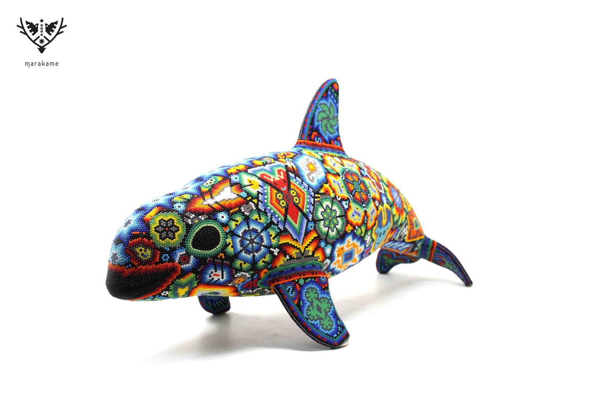 Vaquita Marina Arte Huichol - Hikuri - Arte Huichol - Marakame