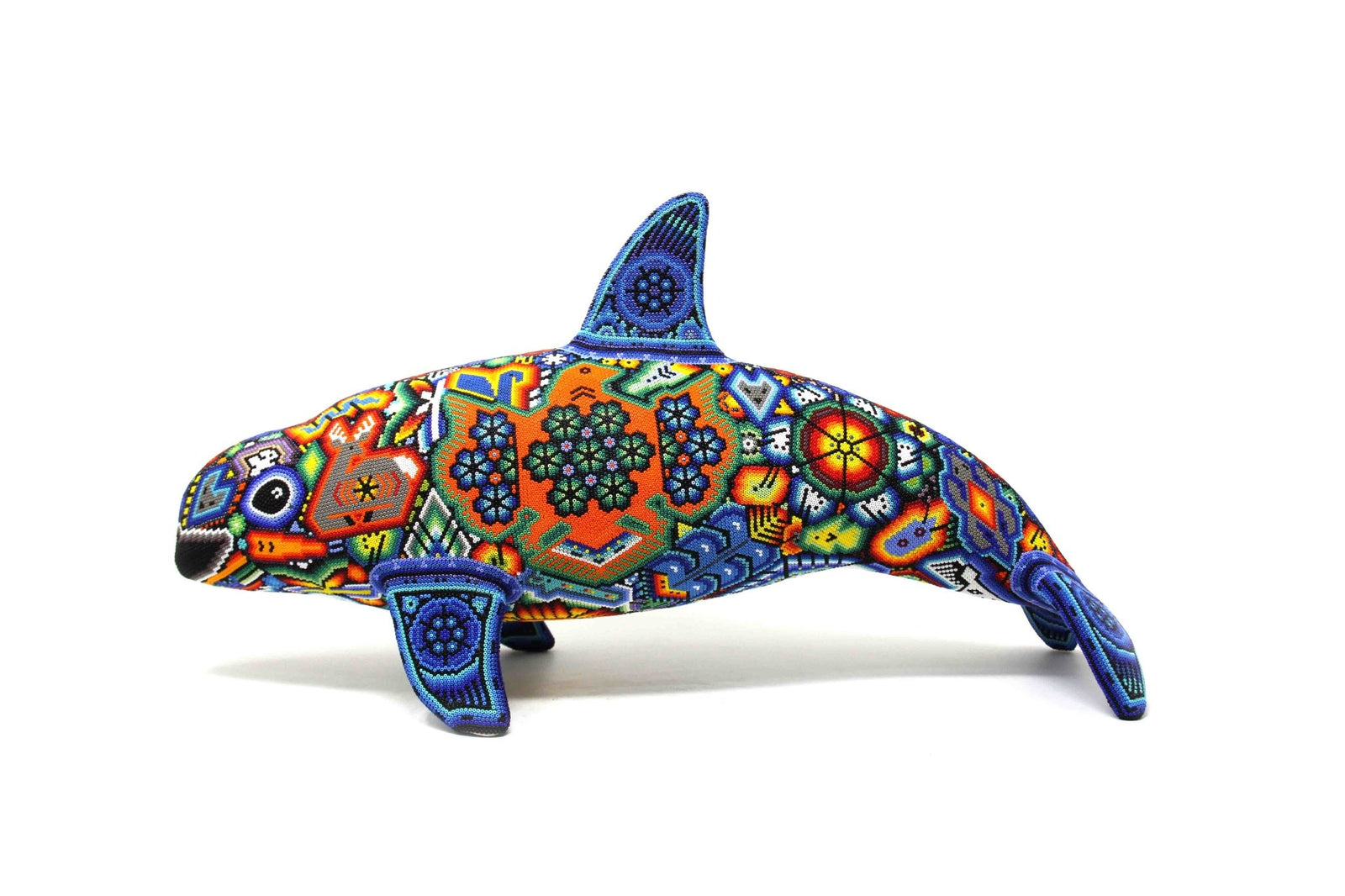 Vaquita Marina Arte Huichol - Wexikia - Arte Huichol - Marakame
